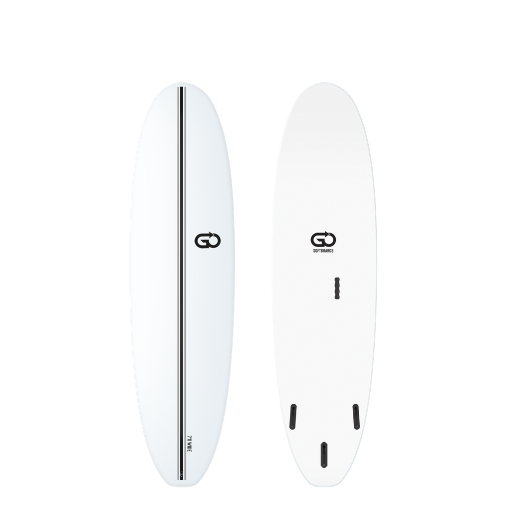 GO Softboard 7'0 - Surf Wide - White 