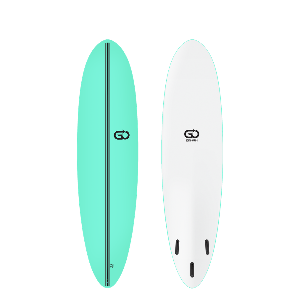 GO Softboard 7'2 - Surf Range - Green 