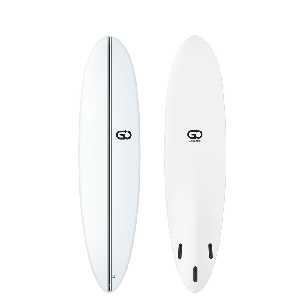 GO Softboard 7'6 - Surf Range - White 