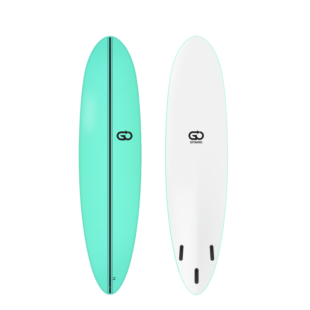 GO Softboard 7'6 - Surf Range - Green 