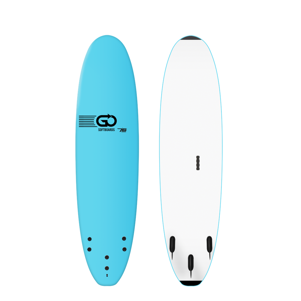 GO Softboard 7'6 - School Wide - Light Blue 