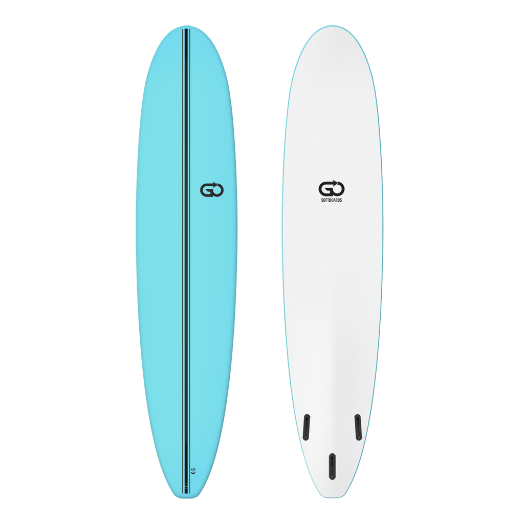 GO Softboard 9'0 - Surf Range - Light Blue 