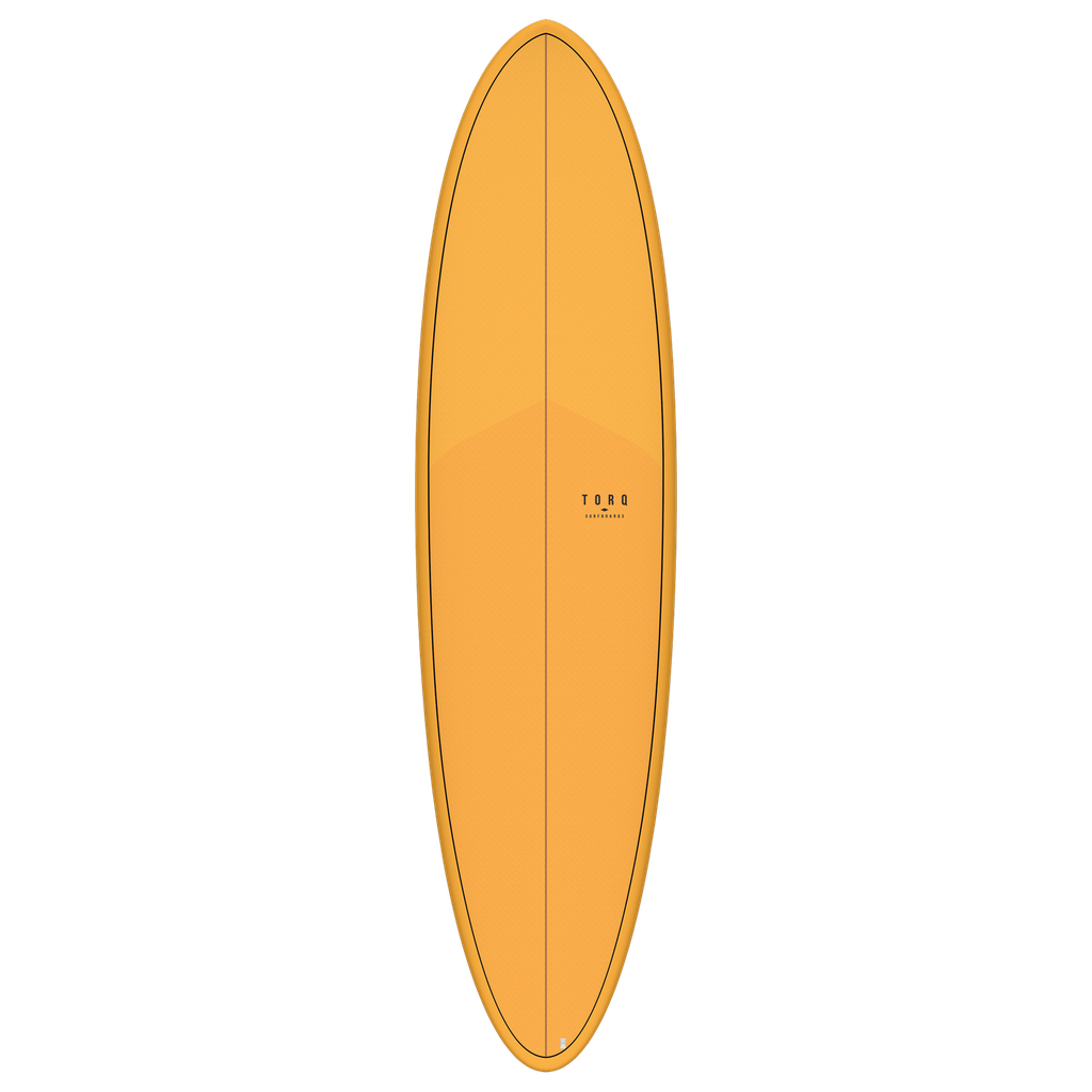 torq TET 7´2 - Funboard - Orange + Pattern 