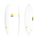 torq TET 6´8 - Funboard - Rental - White 