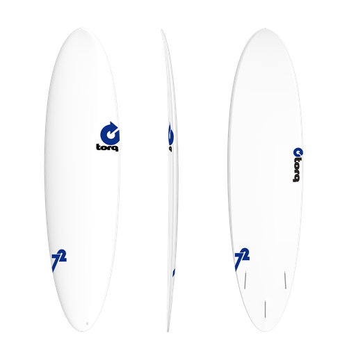 torq TET 7´2 - Funboard - Rental - White 