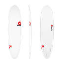 torq TET 7´4 - Funboard V+ - Rental - White 