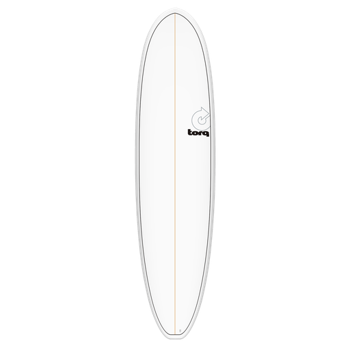 torq TET 7´8 - Funboard V+ - White + Pinline 