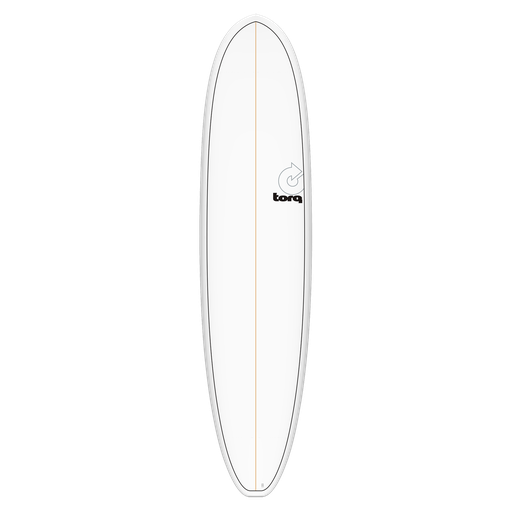 torq TET 8´2 - Funboard V+ - White + Pinline 