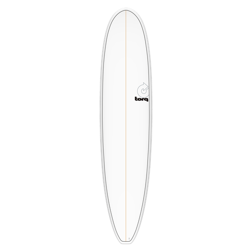 torq TET 8´6 - Longboard - White + Pinline 