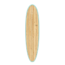 torq TET 7´4 - Funboard V+ - Palm + Wood - 2+1 