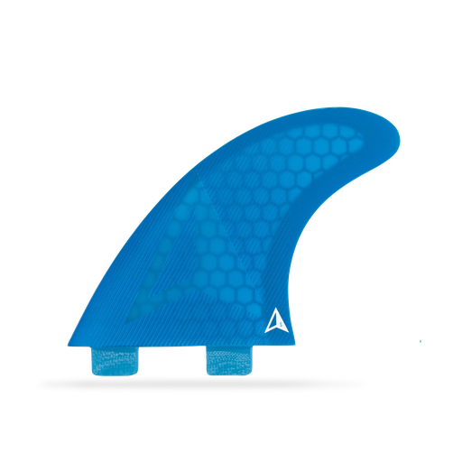 [RO-F-C-A-AR-S-BU] ROAM - All Round Thruster Fin Set  Dual Tab - Blue - Size S