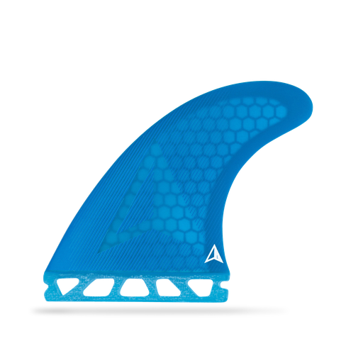 [RO-F-U-A-AR-L-BU] ROAM - All Round Thruster Fin Set  Single Tab - Blue - Size L