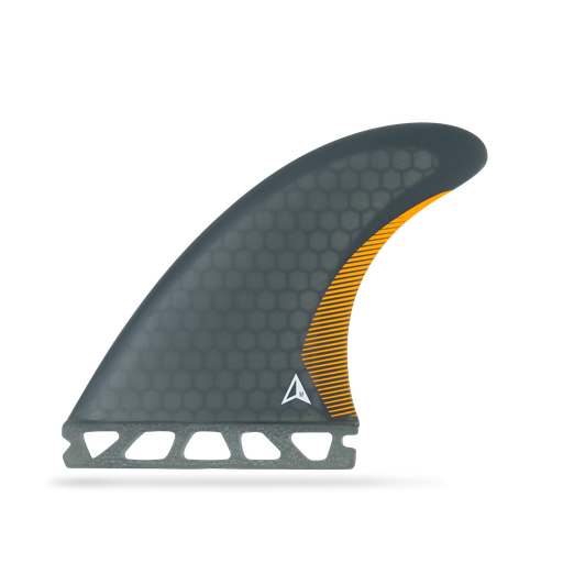 [RO-F-U-A-PF-M-SM] ROAM - Performanced Thruster Fin Set  Single Tab - Smoke - Size M