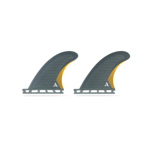 [RO-F-U-A-QD-M-SM] ROAM - Quad Rear Fin Set  Single Tab - Smoke - Size M