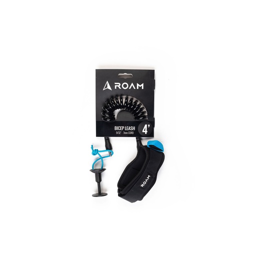 [RO-L-A-BB-4-BK] ROAM - 4' Bodyboard Leash - Black