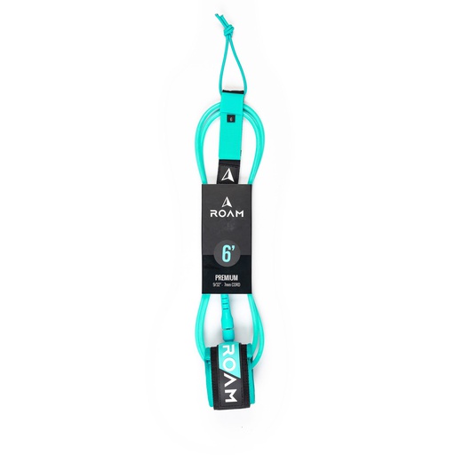 [RO-L-A-PR-6-SG] ROAM - 6' Premium Leash - Sea Green