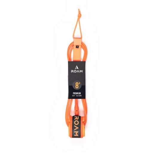 [RO-L-A-PR-8-OR] ROAM - 8' Premium Leash - Orange