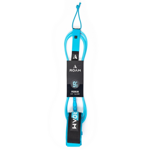 [RO-L-A-PR-9-BU-CF] ROAM - 9' Premium Calf Leash - Blue