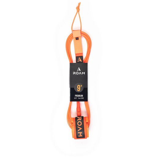 [RO-L-A-PR-9-OR] ROAM - 9' Premium Leash - Orange