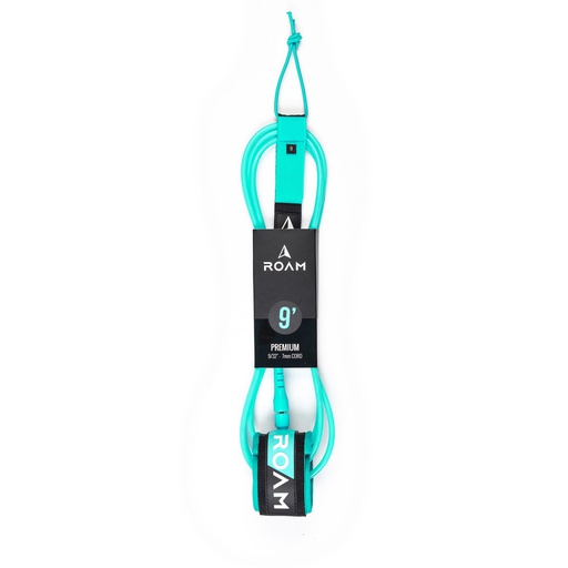 [RO-L-A-PR-9-SG] ROAM - 9' Premium Leash - Sea Green