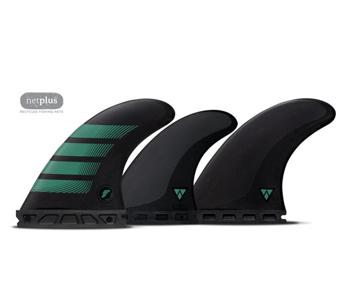 [1165-338-50] Futures - F6 Alpha 5-Fin (M) - Alpha (NetPlus) - Carbon/Teal