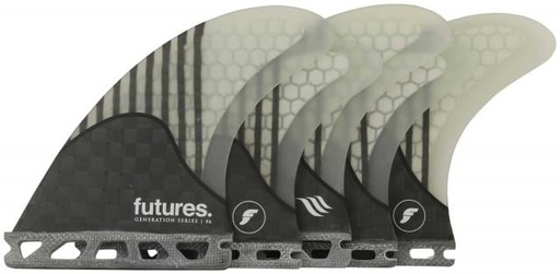 [2465-402-50] Futures - F6 Generation Series V2 5-Fin (M) - Blackstix - Clear