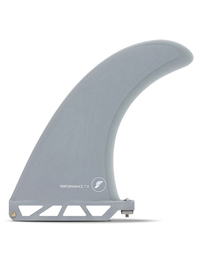 [8183-250-12] Futures - Performance 7.0" Single Fin (M) - Fiberglass - Transparent Grey