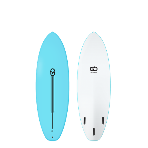 [GO-B-0506-C] GO Softboard 5'6 - Surf Range - Light Blue 