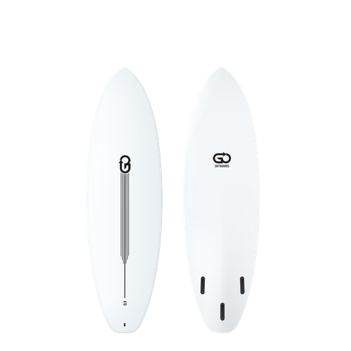 [GO-B-0600] GO Softboard 6'0 - Surf Range - White 