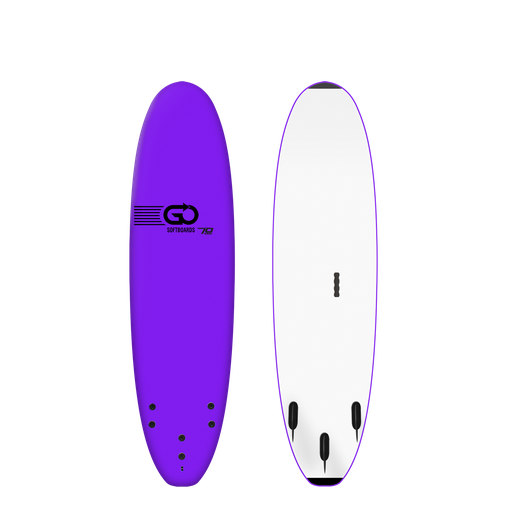 [GO-B-0700-WB] GO Softboard 7'0 - School Wide - Purple 