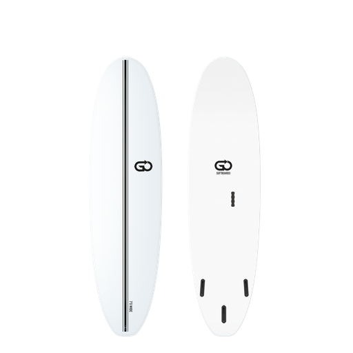 [GO-B-0700-WB-S] GO Softboard 7'0 - Surf Wide - White 