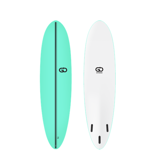 [GO-B-0702-C] GO Softboard 7'2 - Surf Range - Green 