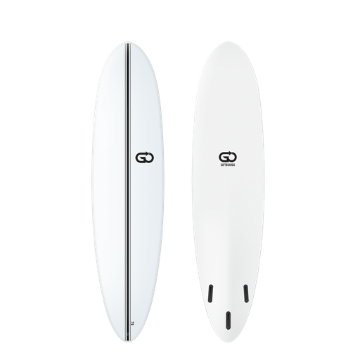 [GO-B-0706] GO Softboard 7'6 - Surf Range - White 