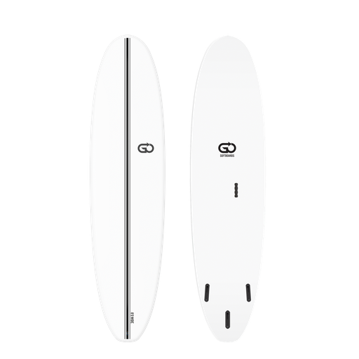 [GO-B-0800-WB-S] GO Softboard 8'0 - Surf Wide - White 