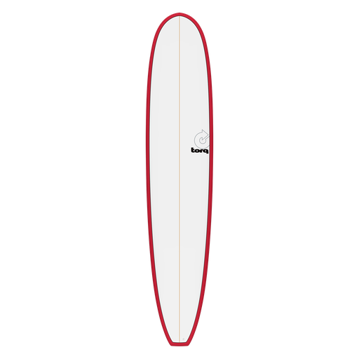 torq TET 9´6 - Longboard - Red Rails + Pinline 