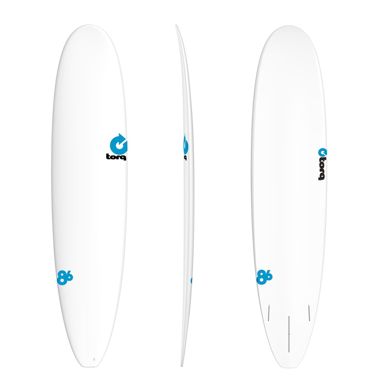 [TQ-A-RT-0806] torq TET 8´6 - Longboard - Rental - White 