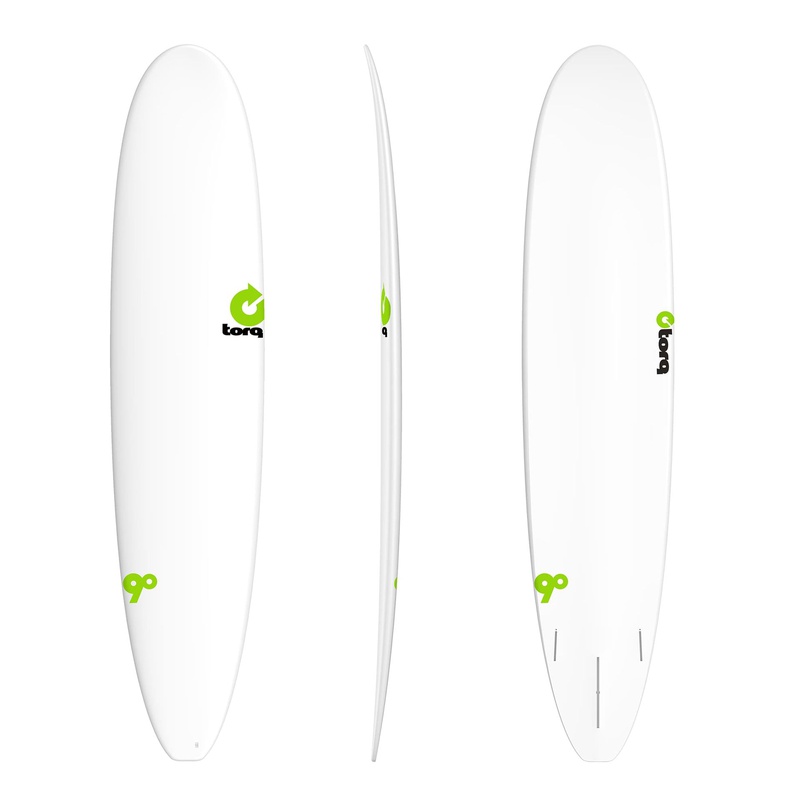 [TQ-A-RT-0900] torq TET 9´0 - Longboard - Rental - White 