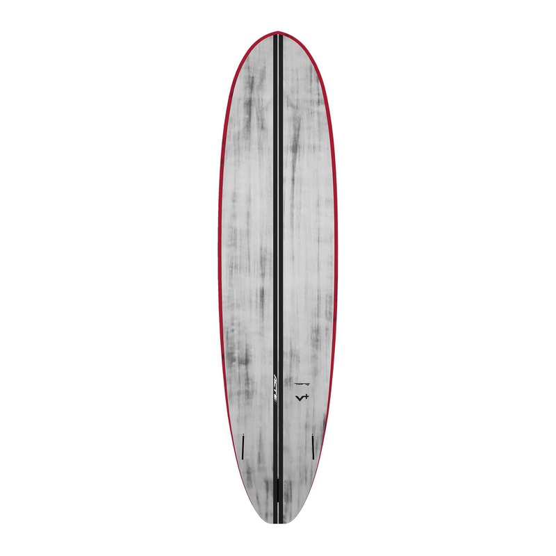 [TQ-ACT-V-0704-C] torq ACT 7´4 - V+ - Brushed Gray + Red Rails