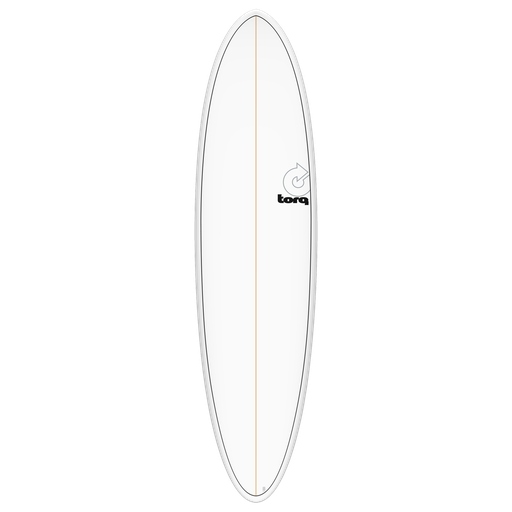 [TQ-B-P-0702] torq TET 7´2 - Funboard - White + Pinline 