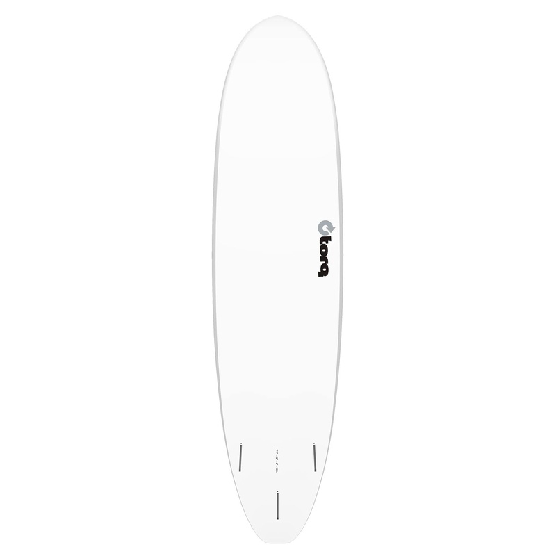 [TQ-B-P-0704] torq TET 7´4 - Funboard V+ - White + Pinline 