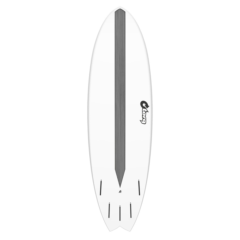 [TQ-E-CS-0511] torq TET 5´11 - Fish - White + Carbon Strip 