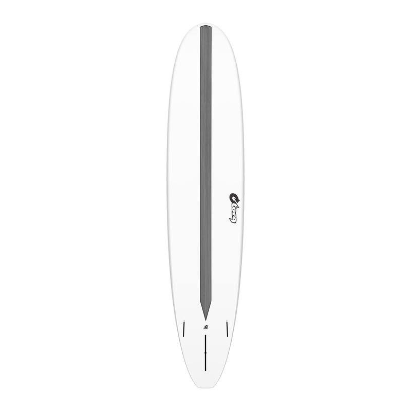 [TQ-E-CS-0900] torq TET 9´0 - Longboard - White + Carbon Strip 