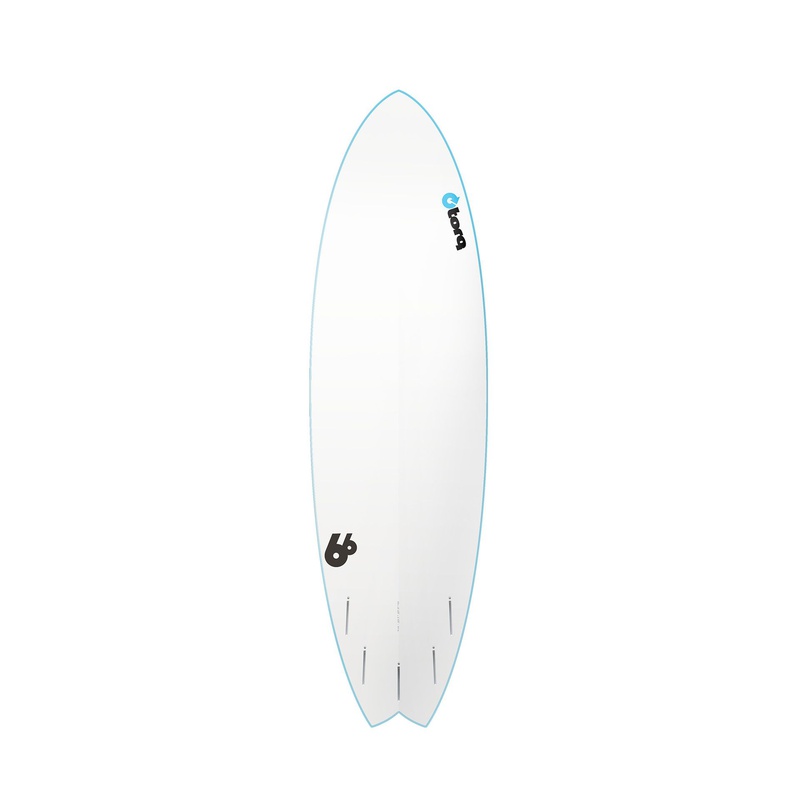 [TQ-F-SH-0606] torq Soft Deck PE 6'6 - Fish - Blue