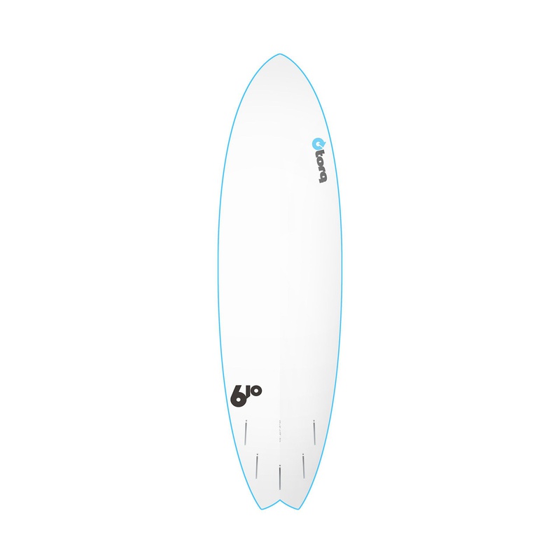 [TQ-F-SH-0610] torq Soft Deck PE 6'10 - Fish - Blue