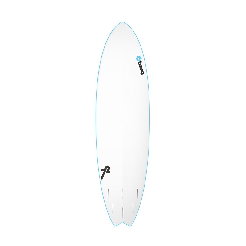 [TQ-F-SH-0702-F] torq Soft Deck PE 7'2 - Fish - Blue