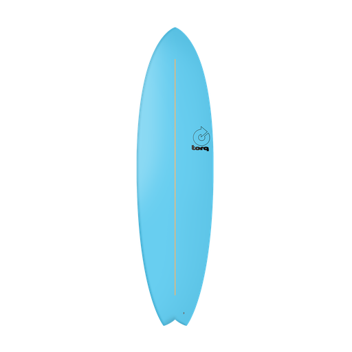 [TQ-F-SH-0702-F] torq Soft Deck PE 7'2 - Fish - Blue