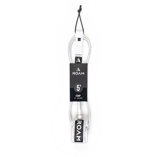 [RO-L-A-CO-5-WT] ROAM - 5' Comp Leash - White