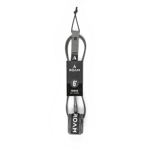 [RO-L-A-PR-6-GR] ROAM - 6' Premium Leash - Gray