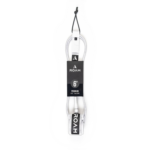 [RO-L-A-PR-6-WT] ROAM - 6' Premium Leash - White