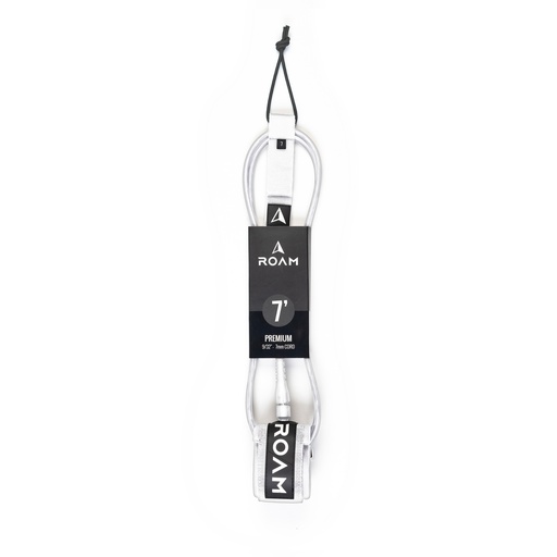 [RO-L-A-PR-7-WT] ROAM - 7' Premium Leash - White